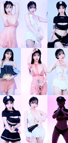 网红主播 yso1004 韩国高颜值主播抖胸影子舞 3# 23V/5.46G