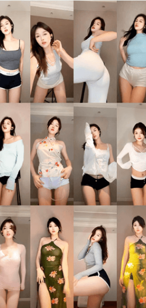 快手|大乔8 后摇女神 热舞瑜伽裤 29V/2.04G