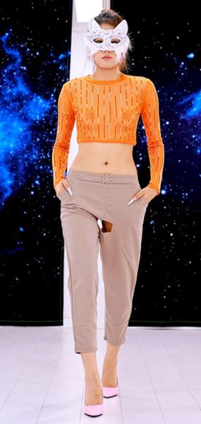 日月俱乐部 小圈子内部秀 甄甄长袖长裤装 2V