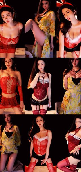 CC|小燃燃 9月新番低胸抖奶摇晃翘臀热舞 5V/1.53G