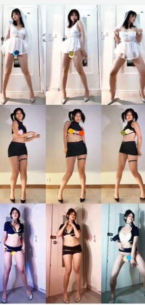 TT|玉米 制服动感抖奶抖臀热舞合集 8V