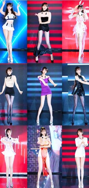 抖音|小白甜 高颜值动感录播热舞合集 62V/13.5G