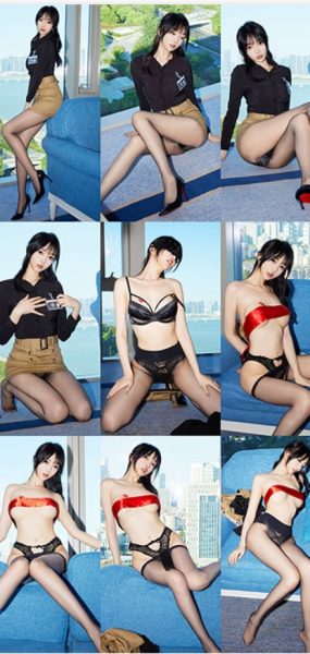 秀人网 人气女神 玥儿玥 最新超清黑丝高跟职业装私房摄影写真 66P （非视频）