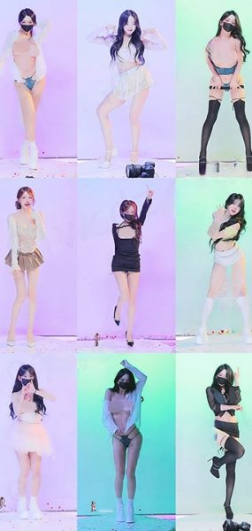 韩国女团 Jinricp 强势回归新增舞蹈岛台模式个人solo超好看 7V/1.13G