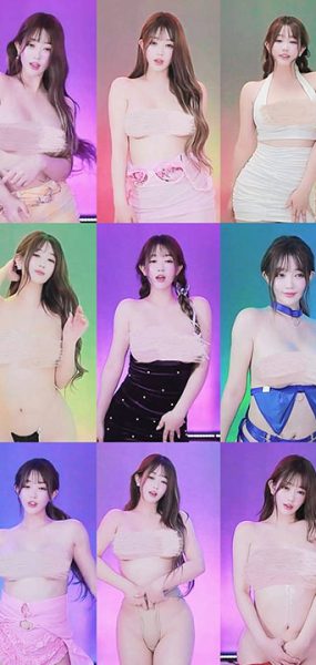 网红 云朵 韩国竹薄D杯多套服装抖舞 18V 2.75G