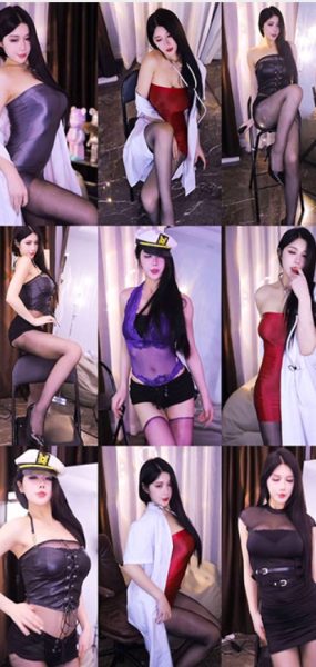 抖音|Yoyo哟 直播房VIP性感黑丝热舞 8V/0.9G