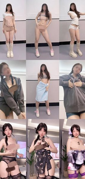 网红 小仙云/小乔(以安) 人气萌妹热舞合集 8V