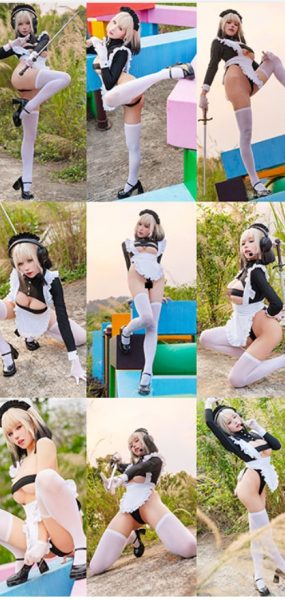 BZ|咬一口兔娘 10月全新双视角热舞+套图 2V+147P